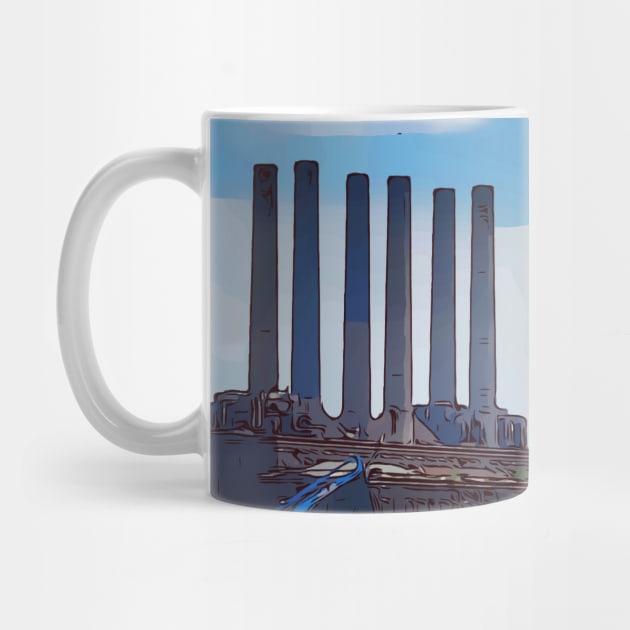 St. Louis power plant by WelshDesigns